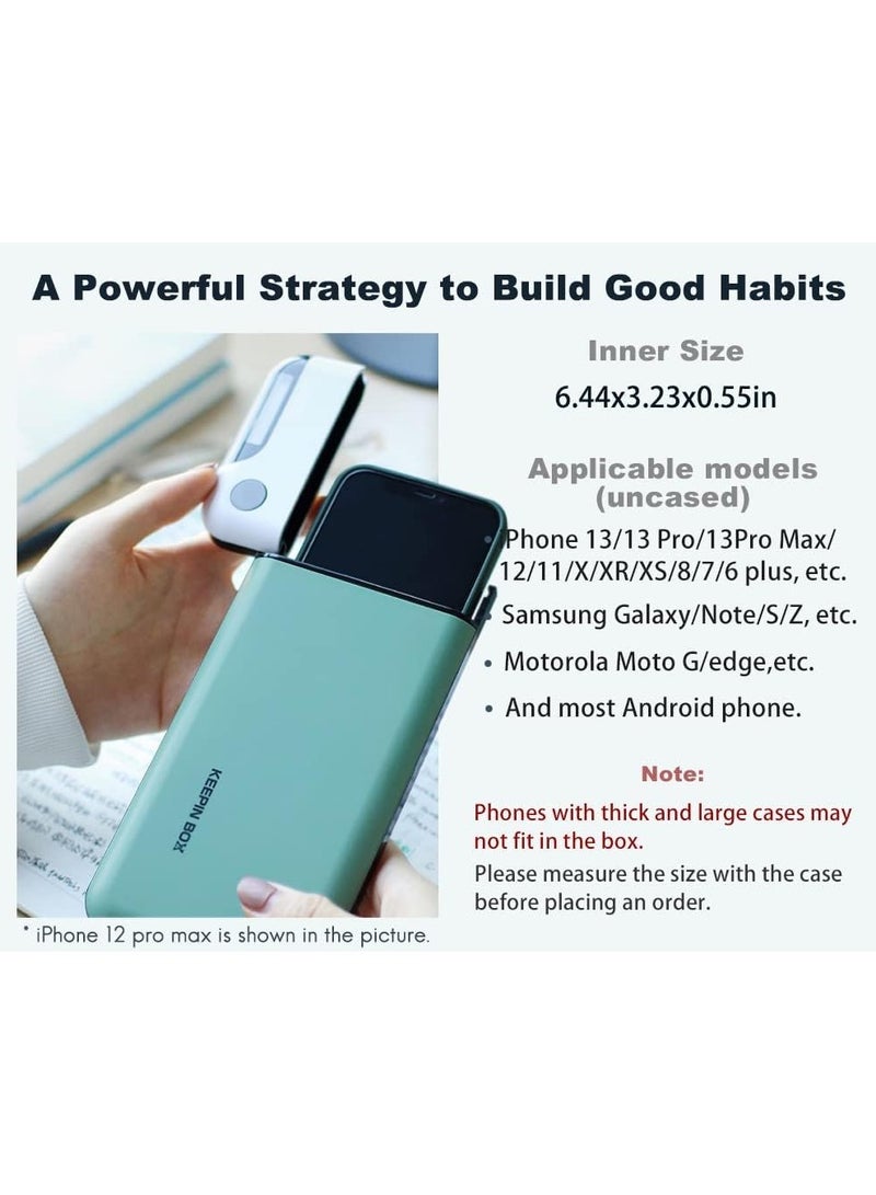 Cell Phone Lock Box with Timer, Portable Time Lock Box for iPhone and Android Phone, Help to Focus, Prevent Phone Addiction, Portable,Timed,Control Self, Prevent Phone Addiction (Pink) - Image 5