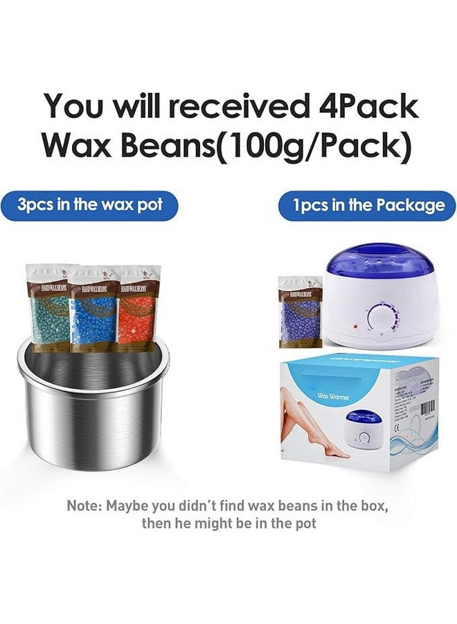 DARKFISH Wax Warmer Hair Removal Kit with Hard Wax Beans and Wax Applicator Sticks - Image 4