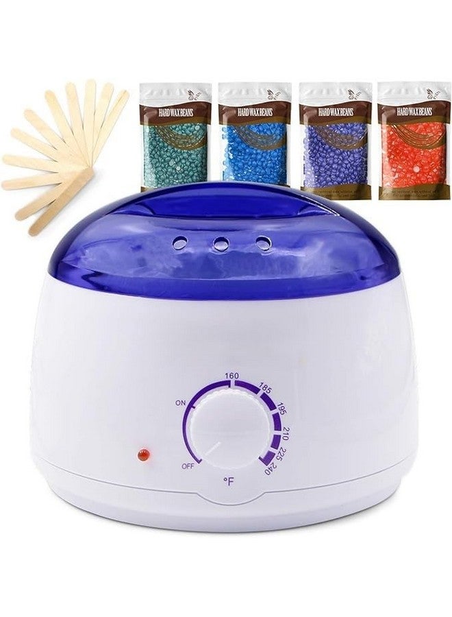 DARKFISH Wax Warmer Hair Removal Kit with Hard Wax Beans and Wax Applicator Sticks - Image 1