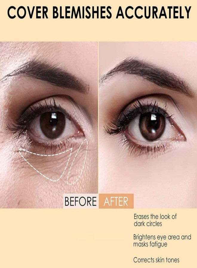 ASF Concealer Palette Waterproof With Full Coverage |Easily Blendable | 3 in 1 Palette- Conceal Corect & Contour | Crease Resistance |Long Lasting |Oil Control with Matte Finish | Toxic & Cruelty Free | 6in1 Shades Concealer - 01 - Image 4