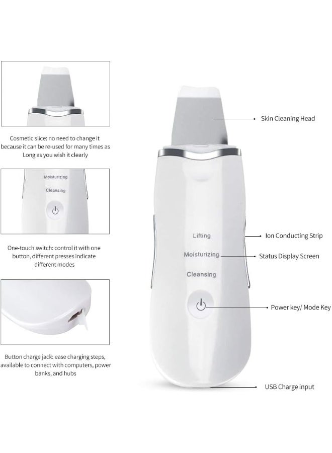Generic Muye - Moisturizing & Clean Device, Vibration Massage, Ultrasound Cleaning Pore, Removing Blackhead & Acne, Model - 8815  - Image 4