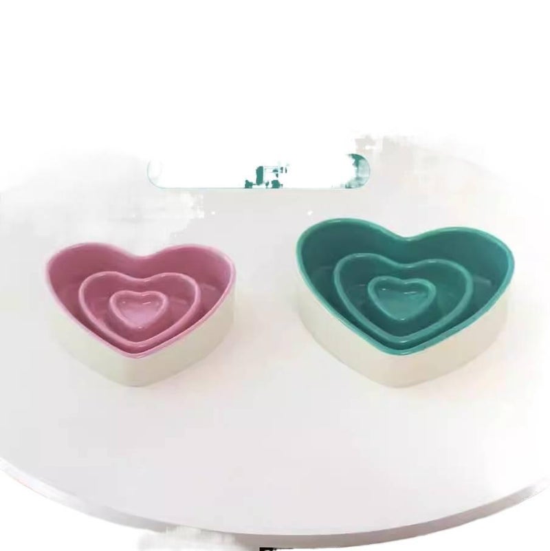 Food and Water Floor Mat Use Pet Bowl with Slow Feeder Raised Stand and Anti Tip Base Feeding Bowl Feeding Accessory Use for Dogs - Image 3
