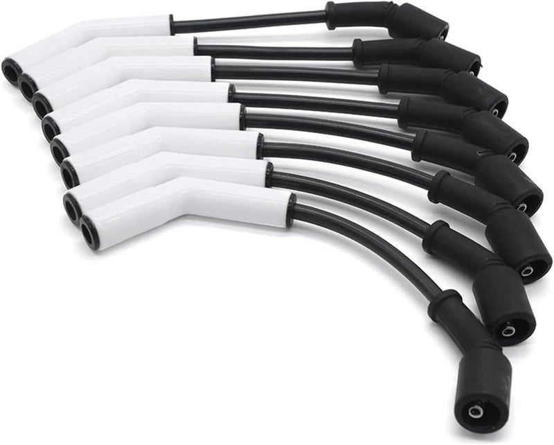 Foloose 9070C Spark Plug Wires Spark Plugs and Wires Spark Plug Wire Set Extreme 9000 Ceramic Boot - for GM LS3/LS4/LS7/LT Engines - Image 2