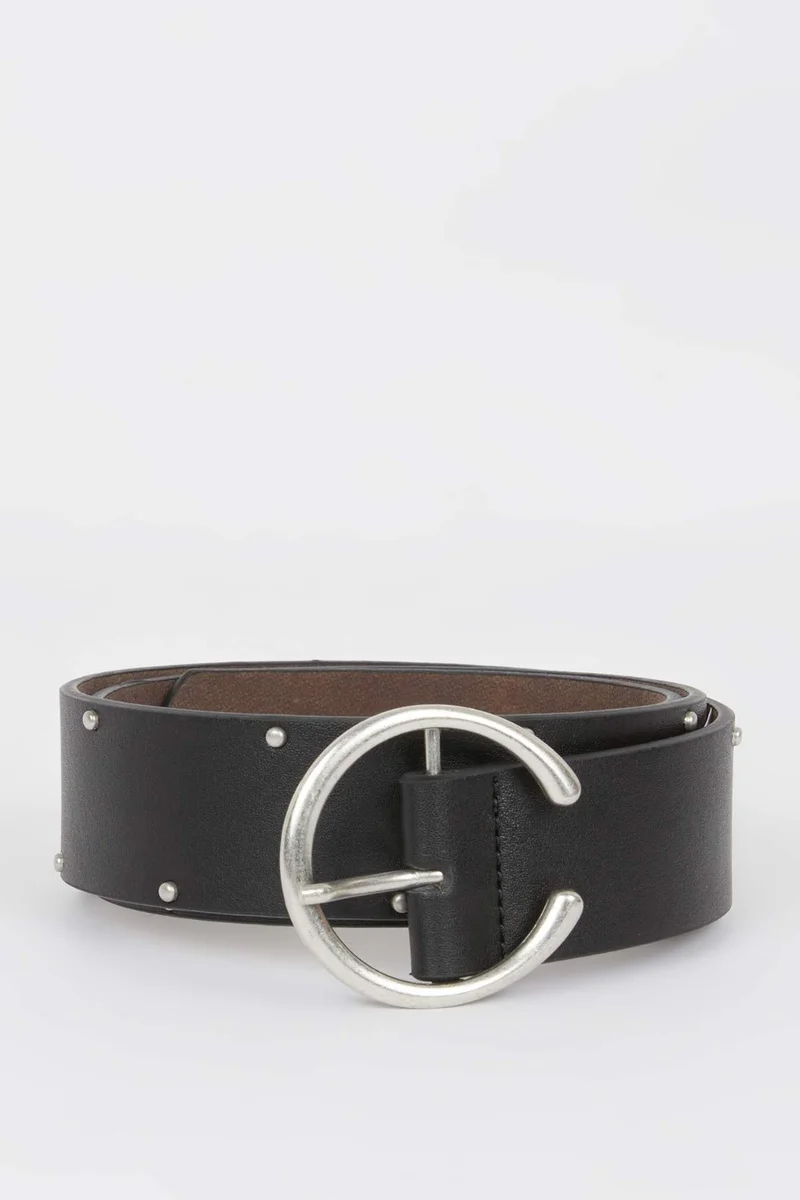 ديفاكتو Woman Faux Leather Jean Belt