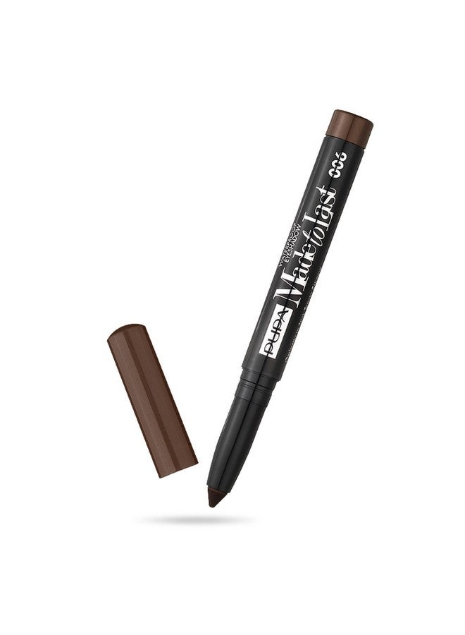 PUPA Milano Made To Last Waterproof Eyeshadow Long Wear, Pigmented Cream Shadow Stick Smudge Proof, Easy Blending Formula Satin, Pearl, And Metallic Shades 006 Bronze Brown 0.049 Oz - Image 1