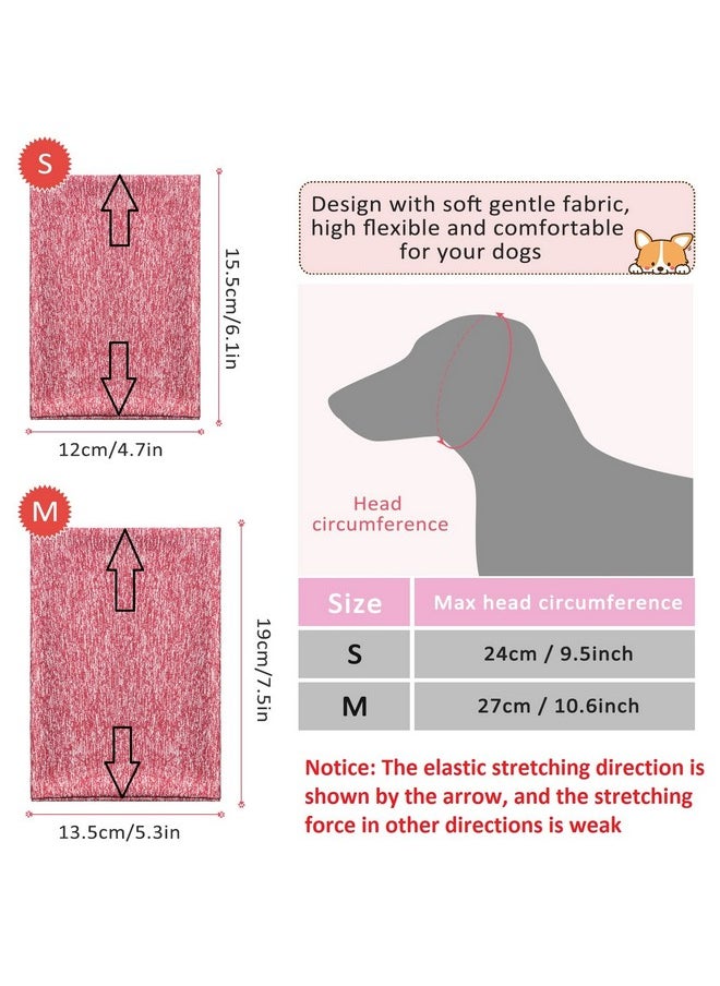 Saintrygo Saintrygo 4 Pieces Ear Wraps for Dogs - Quiet Ears Cover Muffs Snood for Calming, Noise Protection, Anti-Anxiety - Head Wrap Hat for Small Dog Cat Grooming Bathing (9-10 Inch)  - Image 2