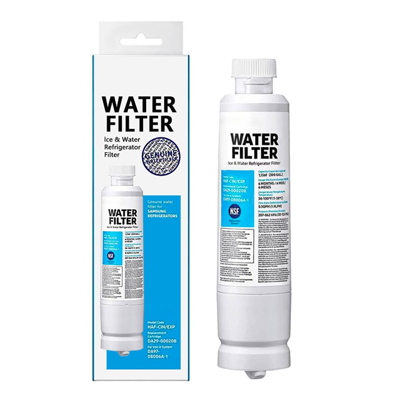 Lifarsculp 1 Pack Water Filter Compatible with Samsung Water Filter DA29-00020A/B, HAF-CIN/EXP, DA29-00020A, DA29-00020B-1, RS25J500DSR, HAF-CIN, RF263BEAESR, RF4287HARS, RF28HFEDBSR - Image 1
