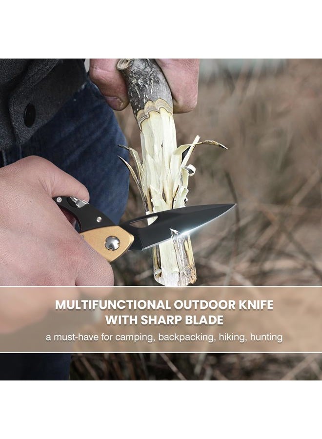 FUNBRO Multitool knife, Gift for Men (Gold) - Image 4