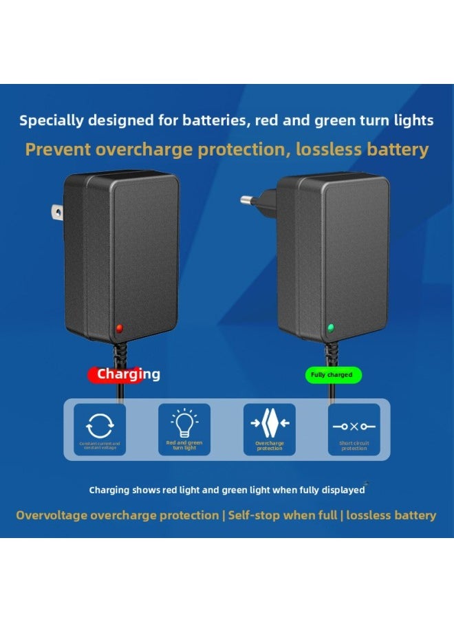 Generic - For 12.6V2A Lithium Battery Charger 3C Certification Power Supply 3 String 18650 25.2V1A Battery Charger-Color:12.6v 2a Charger/pass 3c Certification - Image 1