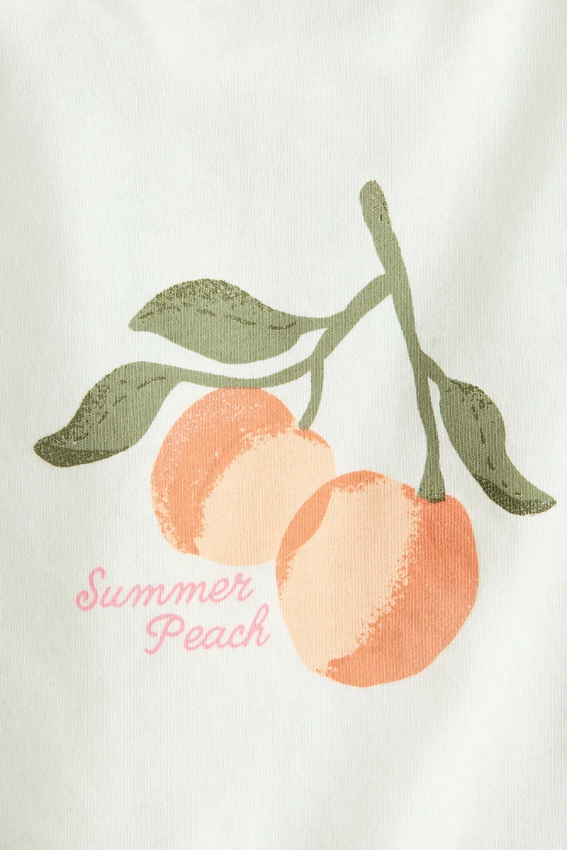 H&M Print-motif cotton top