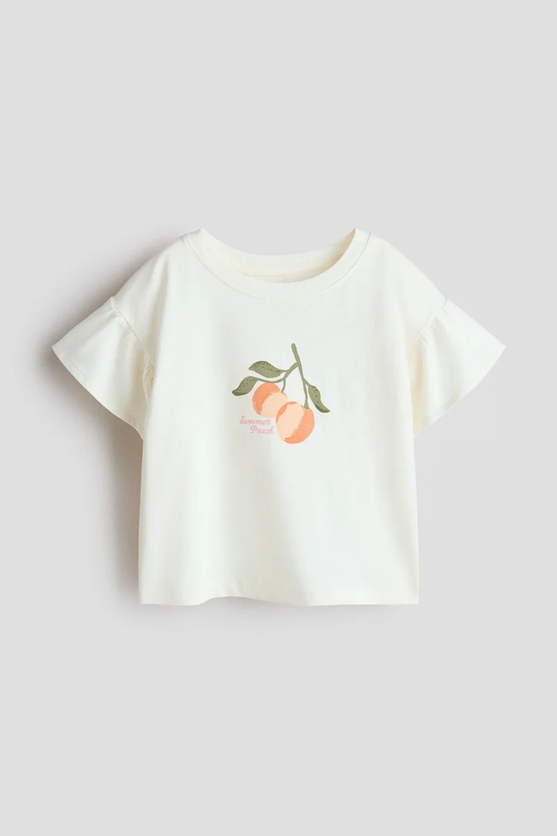 H&M Print-motif cotton top