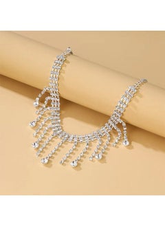 Elabest Rhinestone Ankle Crystal Tassel Anklet Glitter Foot Chain Silver - pzsku/Z8DC04E77C6BAE10F934FZ/45/_/1691982901/6313f3d5-da7a-430d-b84f-a0af9c492dbb