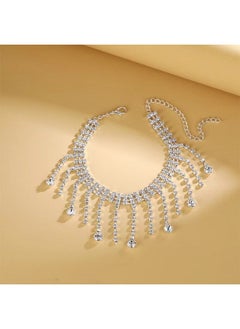 Elabest Rhinestone Ankle Crystal Tassel Anklet Glitter Foot Chain Silver - pzsku/Z8DC04E77C6BAE10F934FZ/45/_/1691982901/679b90ac-26dc-4b5d-ad71-4dd6830598d7