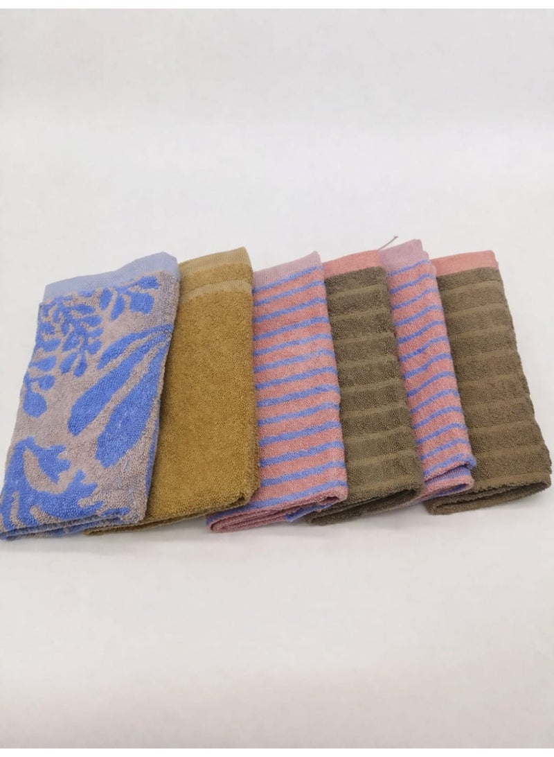 Cotton kitchen towel 48*48 cm 6 pieces - Image 1