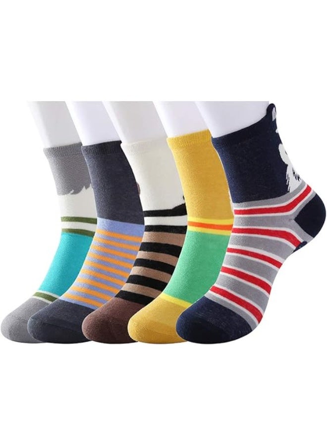 Bukela Womens Grils Cute Animal Socks, Dog Cat Socks, Novelty Funny Crew Sock, Animal Gifts for Women Dog and Cat Lovers - Image 2