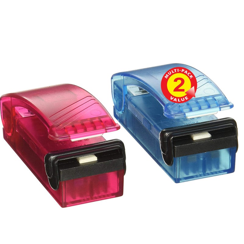 iTouchless Handheld Heat Bag Sealer 2Pack for Airtight Food Storage Saver Reseals Snack Bags Seals Plastic Aluminum Chip Packs and Commercial Size Repack