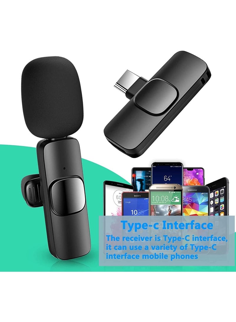 Wireless Microphone Lavalier for Android Smartphone - USB-C Wireless Lapel Microphone Plug-Play Mini MIC for TikTok YouTube Vlog. - Image 4