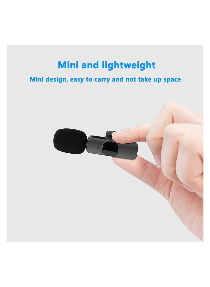 Wireless Microphone Lavalier for Android Smartphone - USB-C Wireless Lapel Microphone Plug-Play Mini MIC for TikTok YouTube Vlog. - Image 2