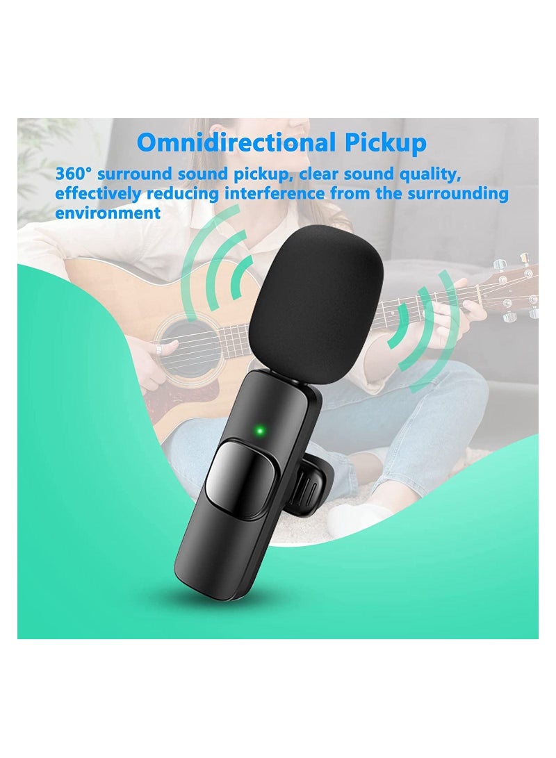 Wireless Microphone Lavalier for Android Smartphone - USB-C Wireless Lapel Microphone Plug-Play Mini MIC for TikTok YouTube Vlog. - Image 3
