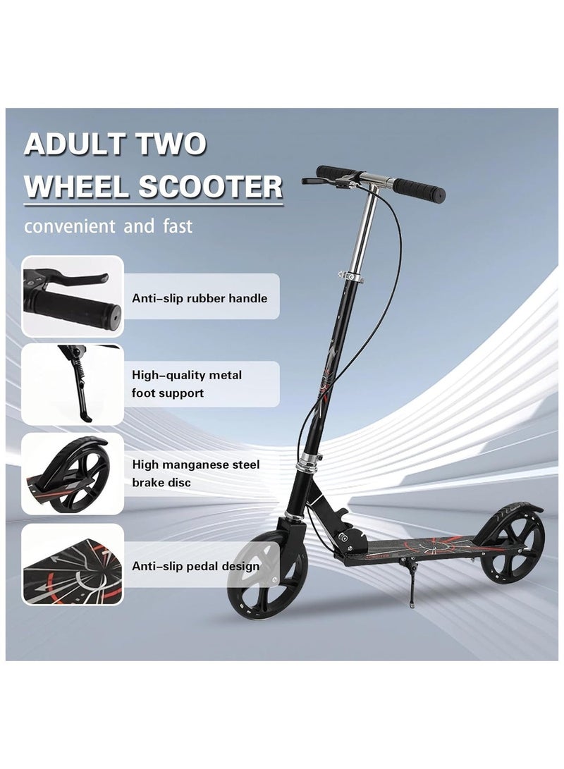 هالامين سكوتر يدوي قابل للطي للبالغين والأطفال .فرامل القدم(150 كجم كحد أقصى للحمل) - Image 3