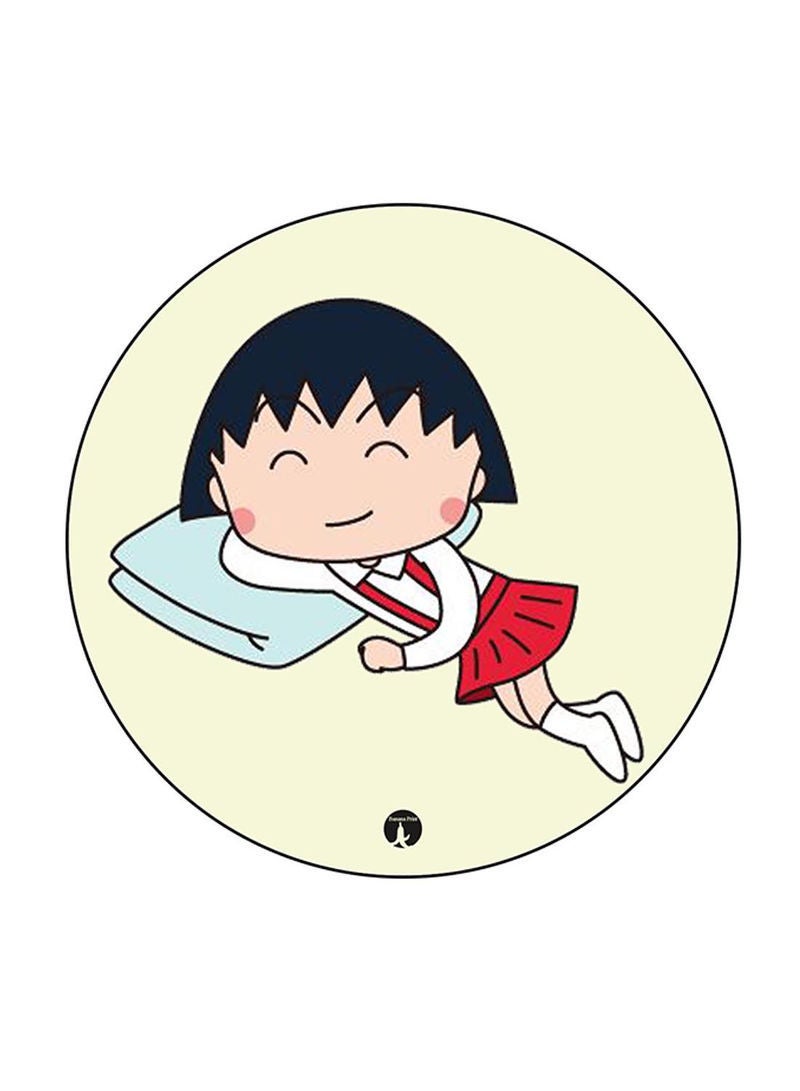 RKN Anime Chibi Maruko Chan Printed Mouse Pad Multicolour