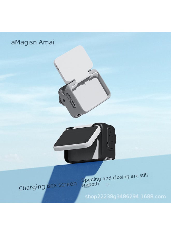 AMagisn Amai Insta360 GO 3S/3 Body Silicone Protective Cover Anti-fall GO3 Protection 360GO3S-Color:GO3 Blue