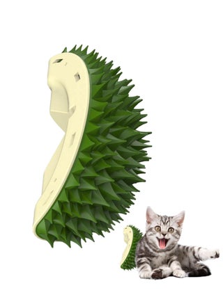 Cat Corner Self Groomer Cute Durian Shape Soft Cat Grooming Brush Wall Mount Cat Corner Scratcher Wall Brush Durian Shape Wall Corner Scratcher Massage Combs for Cats Green - pzsku/Z8DC0A59ECC332FF872CEZ/45/_/1695725005/13fa1c26-3007-4e36-8d91-f464f6782137