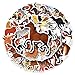 Ratgoo 50 PCS Playful Horse Stickers Pack Cute Cartoon Animals Vinyl Waterproof Decal Stickers for Water Bottles Laptop Luggage Tumbler Skateboard Journal Scrapbook - Image 3