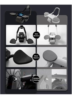 RUIYADA Exercise Roller Wheel, Automatic Rebound Abdominal Wheel Smart Counter and Knee Pad, Abs Roller Wheel Suitable for Core and Abdominal Muscle Exercise Equipment  - Image 3