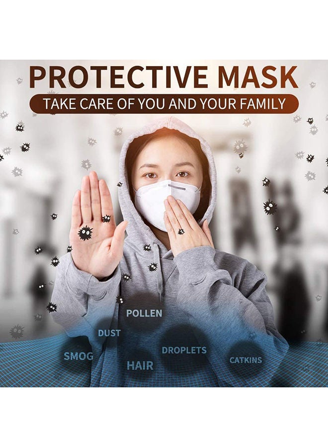 NIBEMINENT KN95 Non-Woven Elastic Anti-Dust Soft Face Protection Mask - Image 3