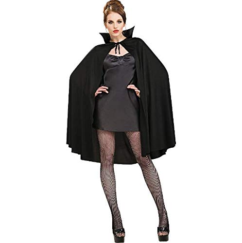 Amscan Black Cape Vampire Costume - One Size Fits Most (1 Count) - Stunning Style for Halloween, Cosplay, & Parties - Image 2