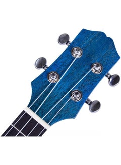 Megarya MegArya Ukulele 24" Concert Size Professional Solid Mahogany Wood with Padded Bag (Blue)  - Image 4