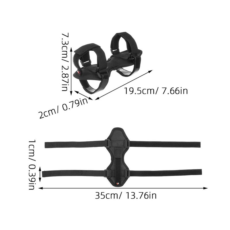 Bicycle Water Bottle Mount, Durable Nylon Strap for Bike Accessories, Adjustable Design - Image 2