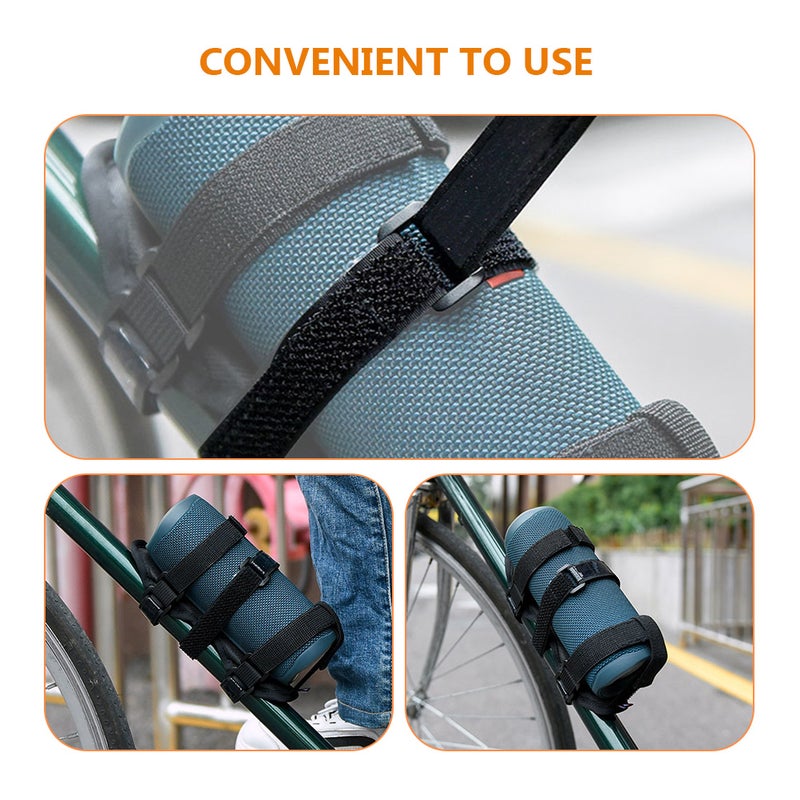Bicycle Water Bottle Mount, Durable Nylon Strap for Bike Accessories, Adjustable Design - Image 3