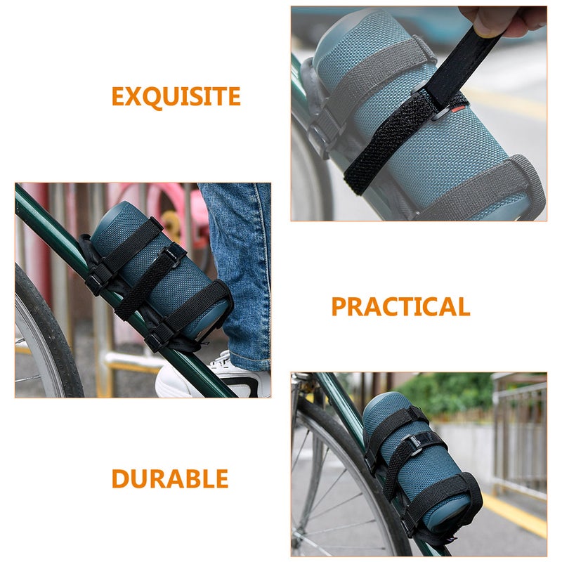 Bicycle Water Bottle Mount, Durable Nylon Strap for Bike Accessories, Adjustable Design - Image 4