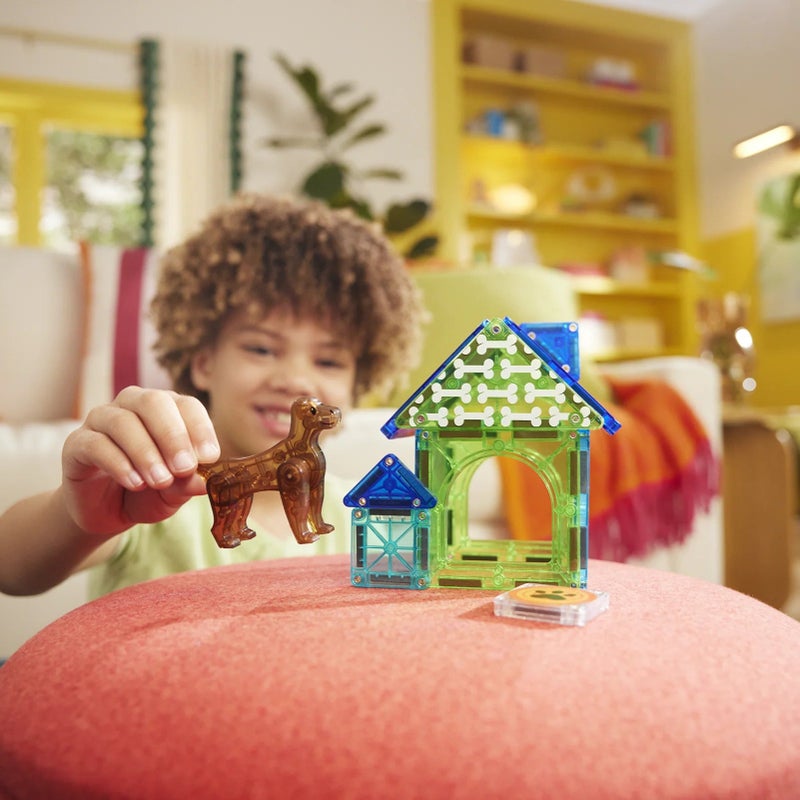 MAGNA-TILES مجموعة بيت الكلب 13 قطعة - Image 3