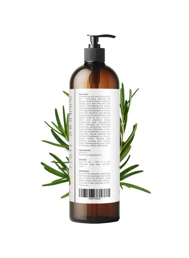 velona Organic Amla Oil with Rosemary - 8 oz | Promoting Hair, Scalp, Eyelash and Eyebrow Growth | 100% Natural and Pure - Image 5
