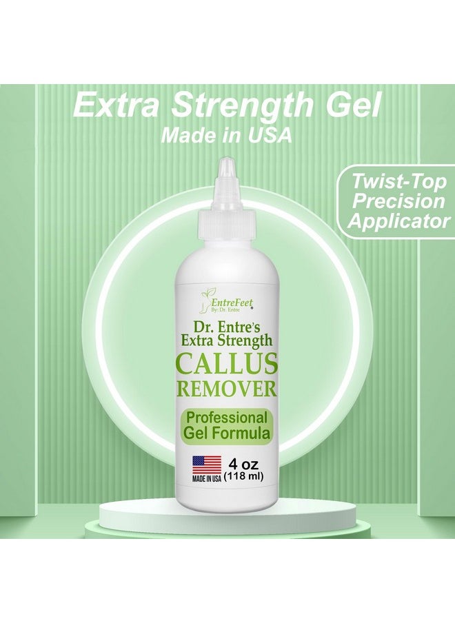 EntreFeet - Dr. Entre'S Callus Remover Gel & Foot File: Extra Strength Callus Remover For Feet Foot Callus Remover Care Pedicure Tools Supplies Spa Kit Dead Skin Scrubber 4 Oz - Image 1