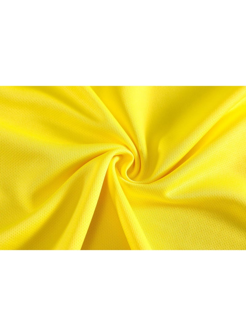 مجموعة كرة القدم للأطفال والشباب النصرية CR7 رقم 7 – مجموعة تدريب رياضي لعب الأدوار (قمة + جوارب متضمنة) الحجم: S - Image 2