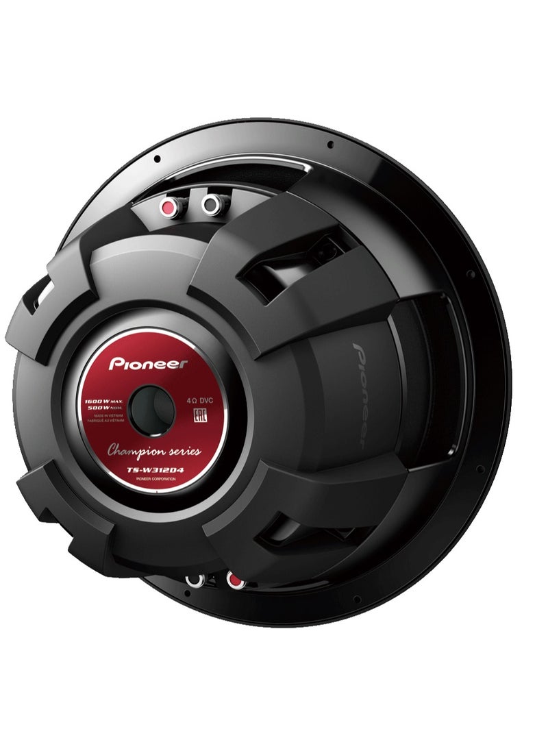 Pioneer - Pioneer TS-W312D4 12″ Dual Voice Coil 4 Ohm Component Subwoofer - Image 1