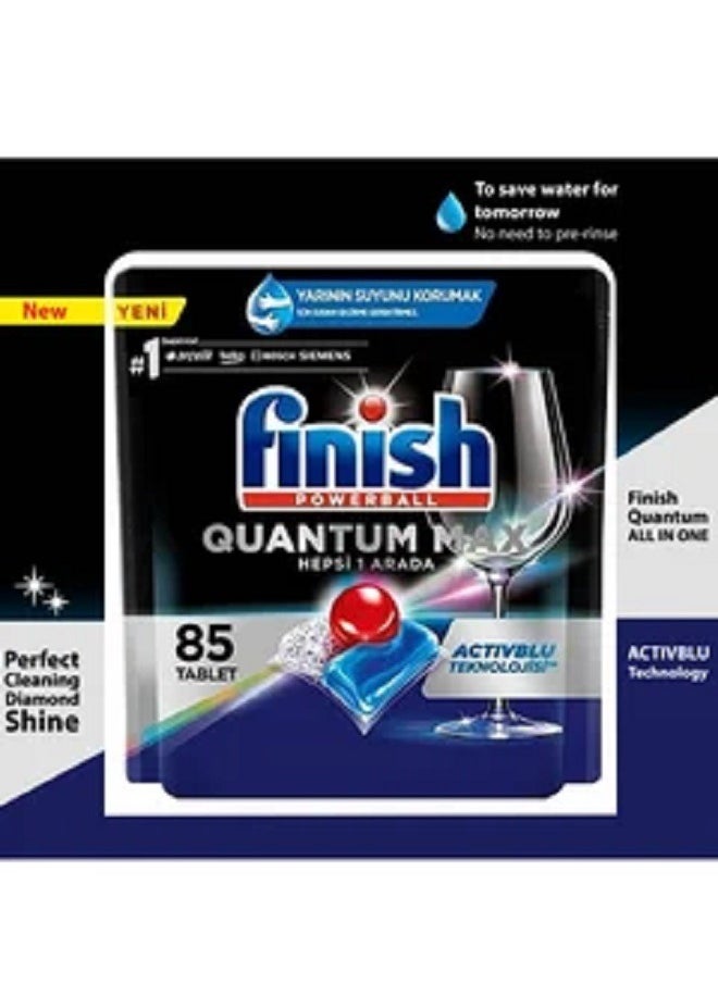 Finish QUANTUM MAX Dishwasher 85 Tablet