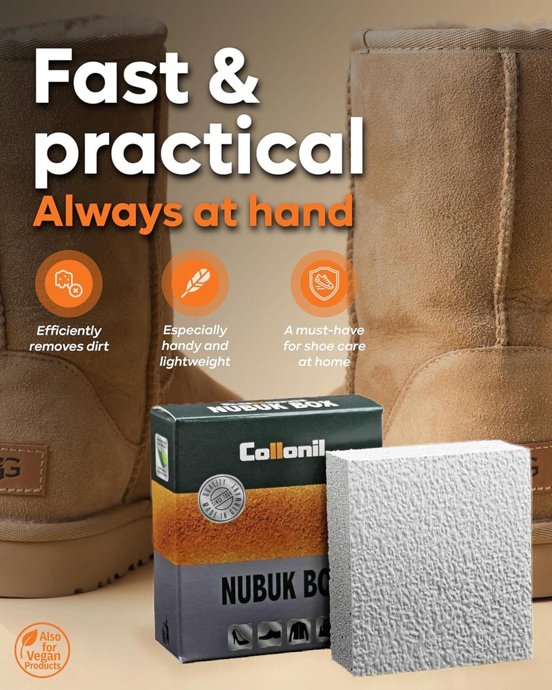 Collonil Nubuk Box Classic – Universal Dry Cleaner for Suede & Nubuck - Image 4