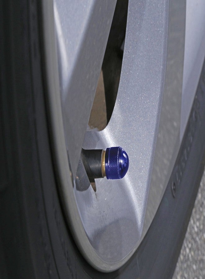 Slime 20130 Custom Series Blue Anodized Valve Caps - Image 3