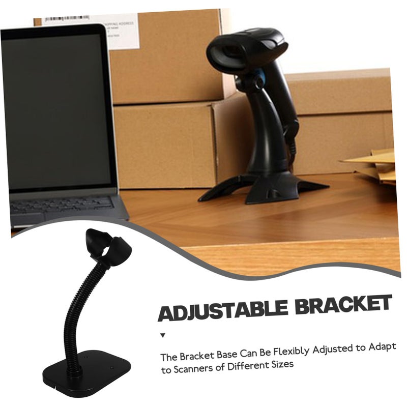 Adjustable Barcode Scanner Holder Stand with Non Slip Base Portable Desk Stand for Efficient Workflow - Image 4
