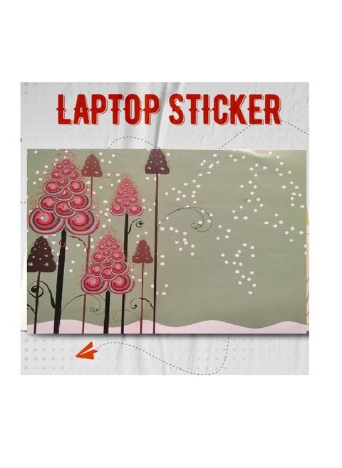 Vinyl Laptop Back Sticker