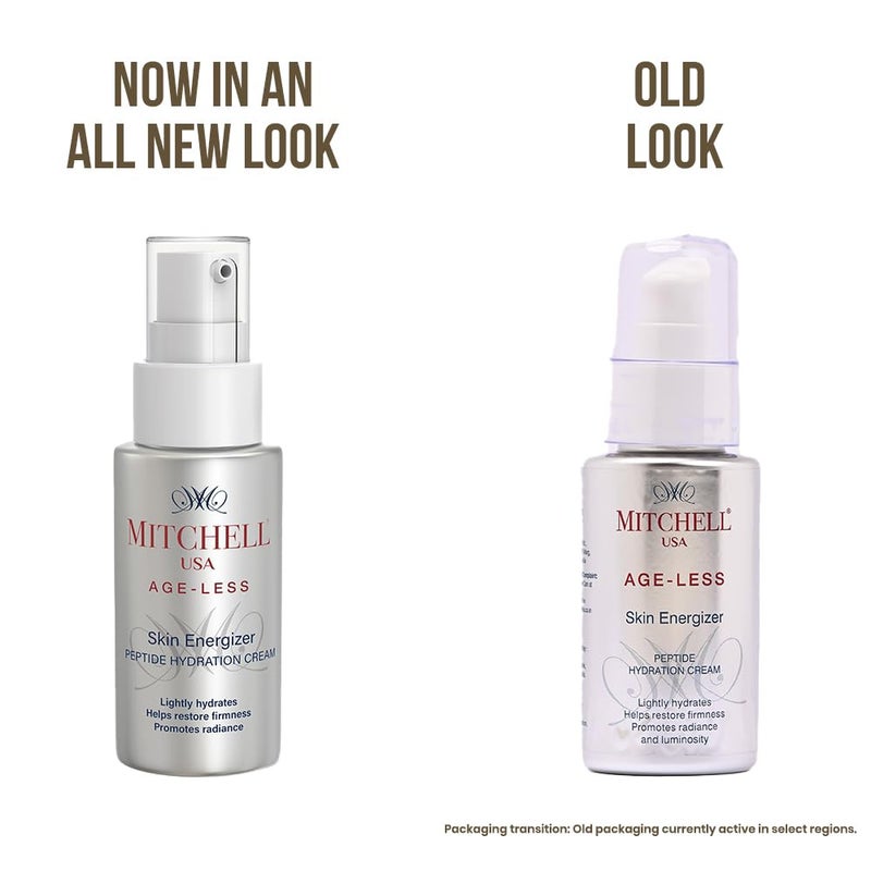 Mitchell USA Skin Energizer Peptide Moisturizer Cream for Cell Renewal Repair Hydrating Moisturizing Dry Skin Reduces Wrinkles Lotus Seed Extracts Pumpkin Seed Extracts Pine Bark Extracts Apple Extract for Unisex All Skin Type 30ml - Image 5