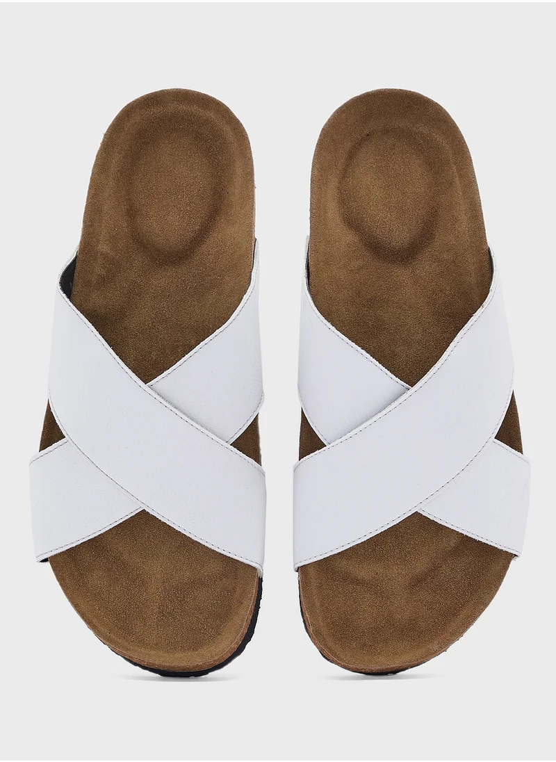 روبرت وود Arch Support Cross Strap Sandals