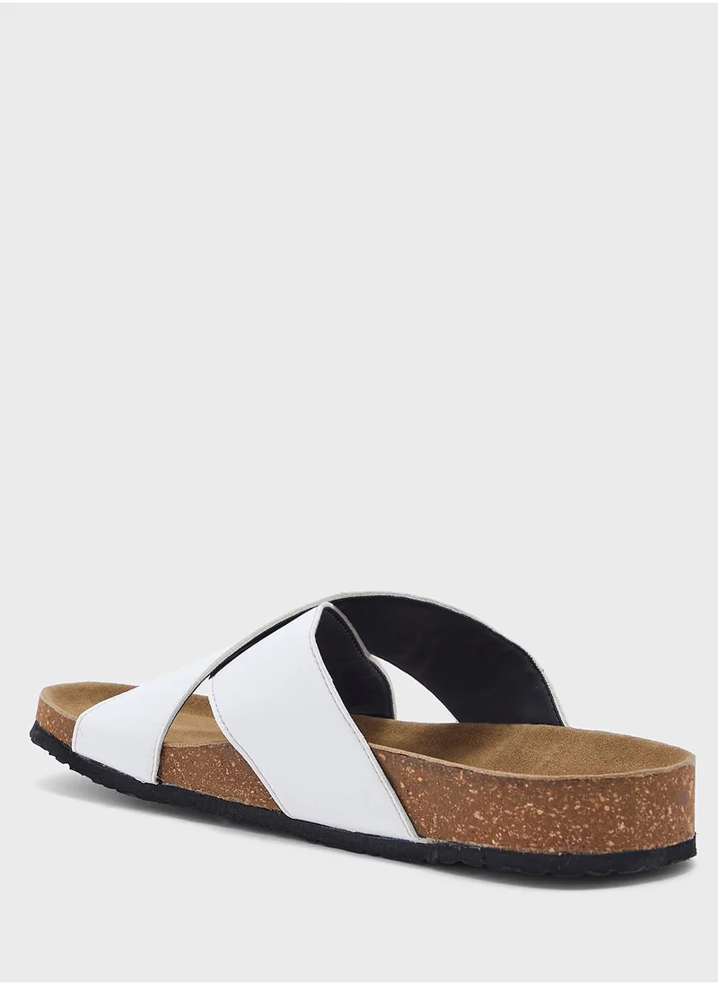 روبرت وود Arch Support Cross Strap Sandals