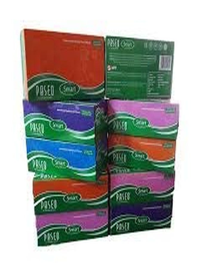 Paseo Smart for Everyday Softness Travel Pack Facial Tissues 100 Pulls 2 ply 200Sheets (Pack of 8) - Image 2