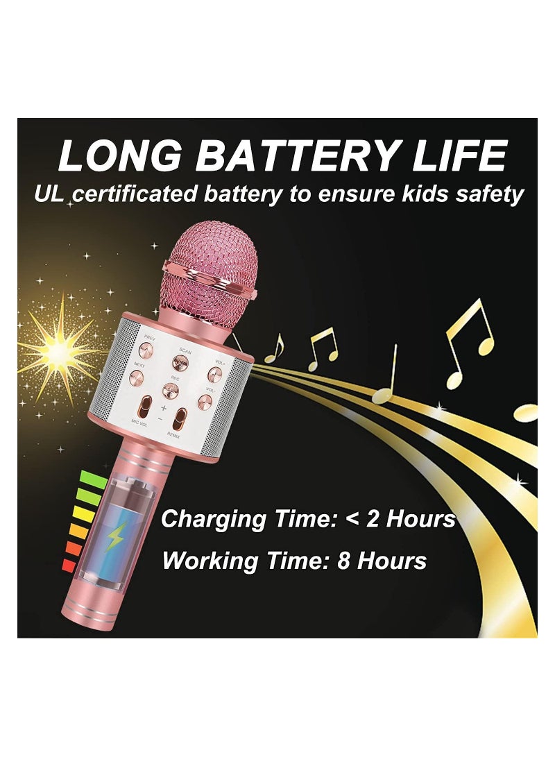 Wireless Bluetooth Microphone,Portable Handheld Mic Speaker For All Smartphones,Gifts For Girls Kids Adults All Age - Image 5